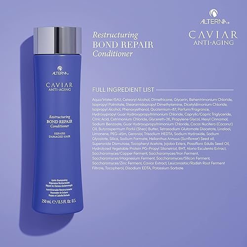 Miniatura 4 de Alterna Haircare Caviar Anti-Envejecimiento Reestructurante Acondicionador Reparador de Bonos 33.8 oz