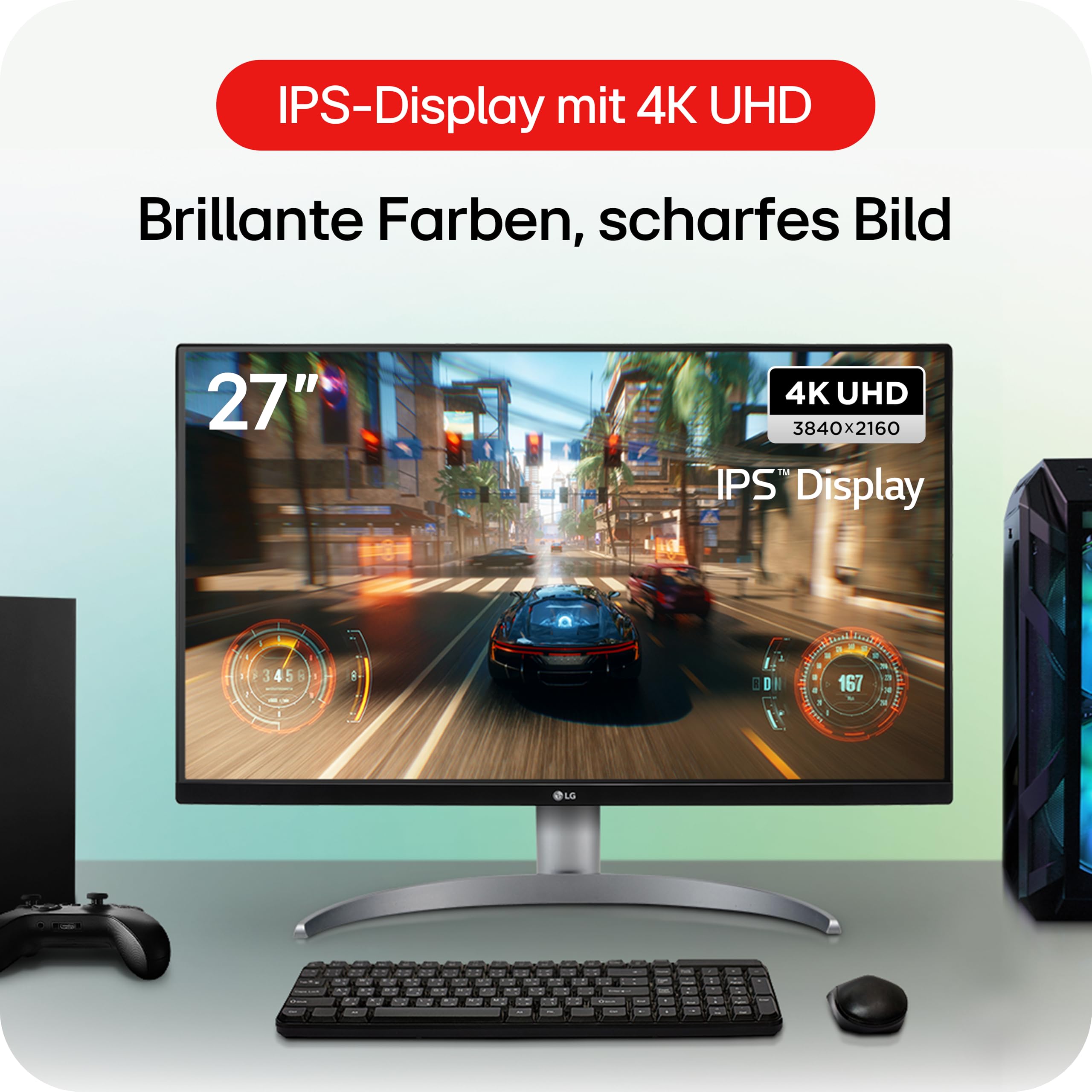 Lg 27UQ750-W.AEU (27 Zoll) 4K UHD VA Monitor – Bild 3