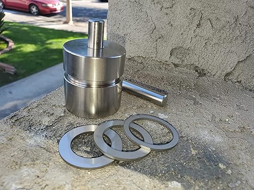 Miniatura 3 de USAReplacementparts Punzón central de herramientas de anillo de monedas de 716 pulgadas, perfora un agujero de 716 pulgadas en 4 monedas de dólar