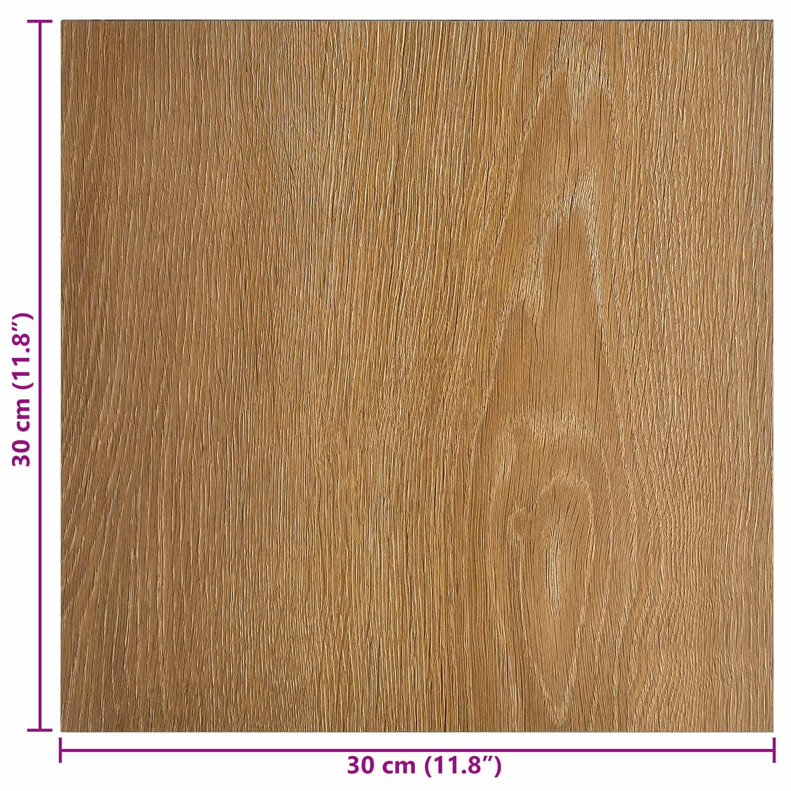 Planchas autoadhesivas de PVC de 30,5 x 30,5 cm, 20 unidades, aspecto de madera para salón, cocina, baño, pasillo, fácil instalación, fácil de limpiar, antideslizantes