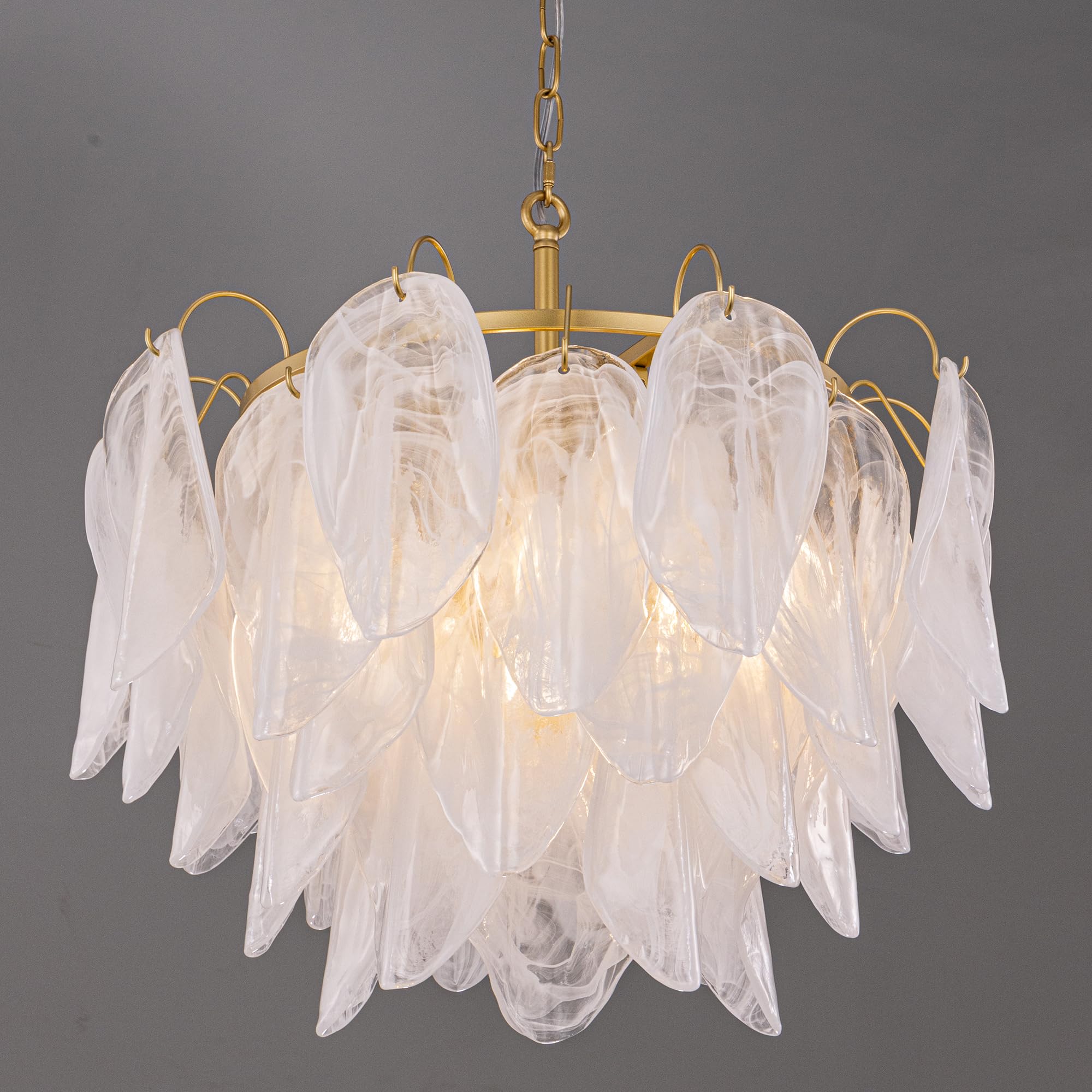 【airi_tokia_ako.2420】 Amazon.com: TOCHIC Gold Chandelier for Dining Room, 3-Tier