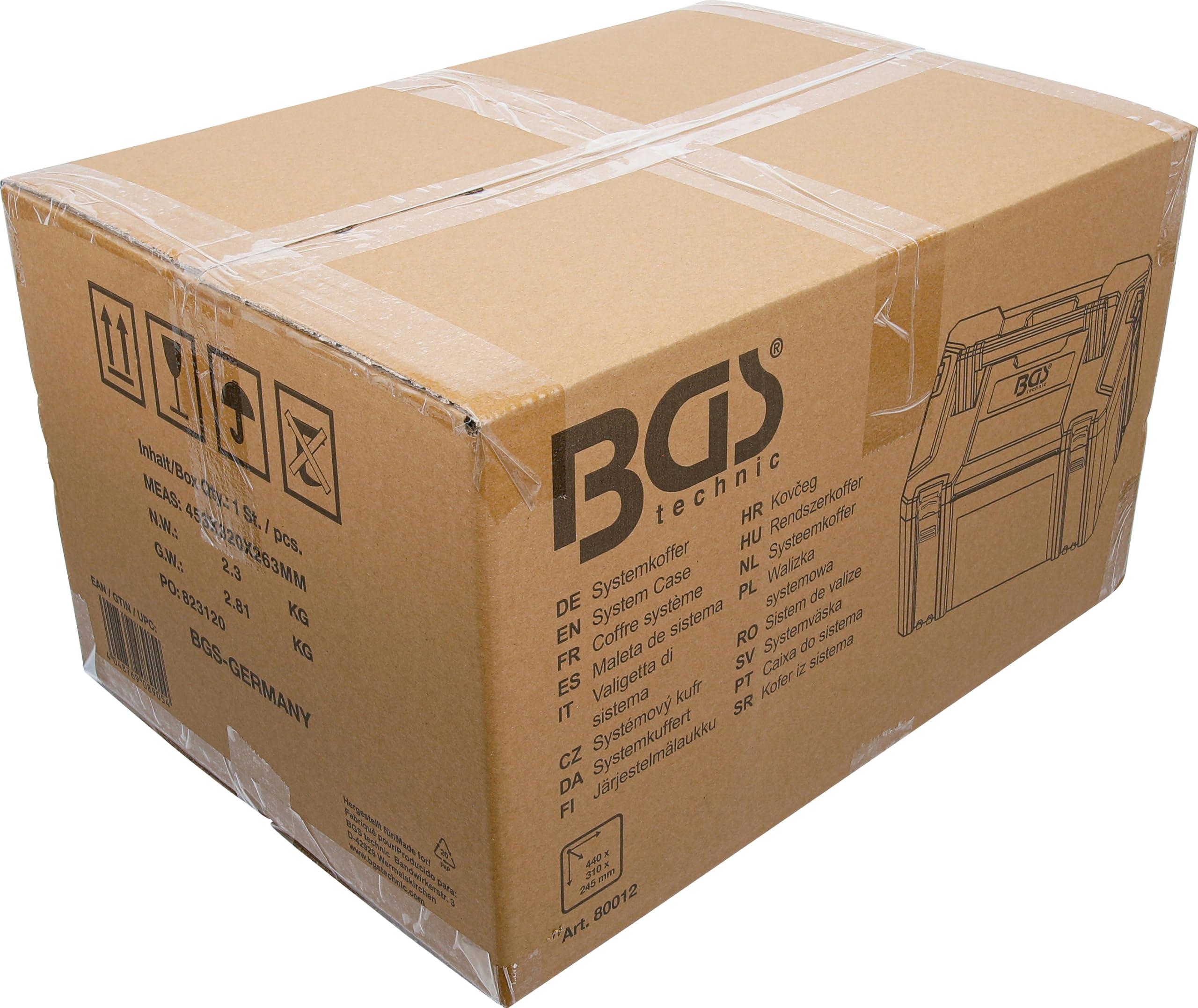 BGS 80012 | Coffre système | taille L