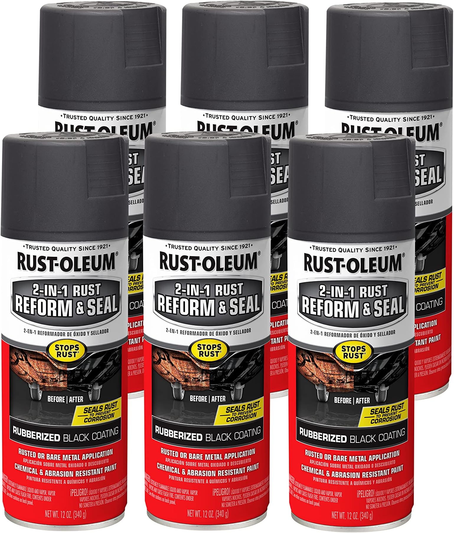 Zero Rust 61SP Gray Rust Inhibitive Coating 12oz Aerosol