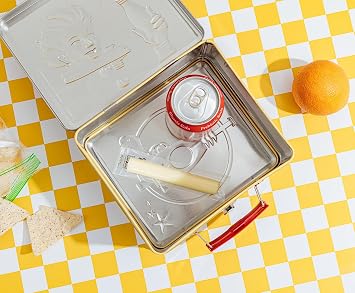 Fallout Nuka-Cola Retro Metal Lunchbox | Reusable Storage Tin Container