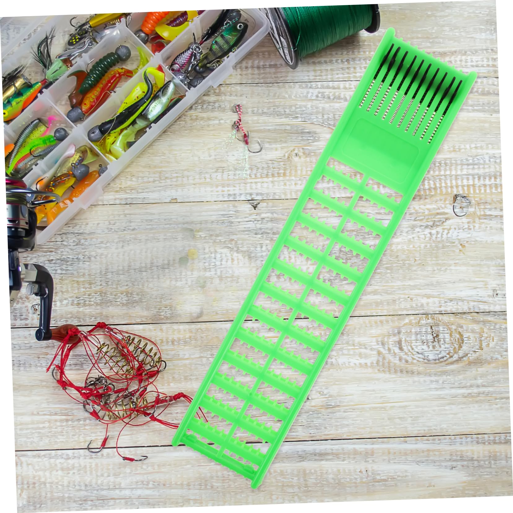 KESYOO 3pcs Fishing Equipment 4-Hook Anti-Tangle Fishing Line Organizer Baitholder Hooks Line Winder