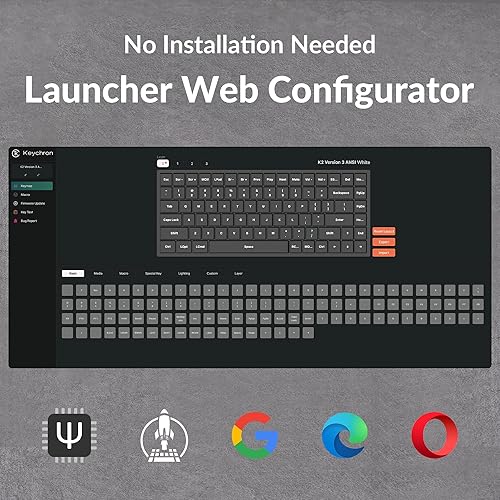 Miniatura 6 de Keychron K2 75% Layout QMK Teclado mecánico con opciones inalámbricas y con cable Interruptor Super Banana, marco de aluminio con retroiluminación
