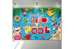 Goodbye School, Hello Pool Banner