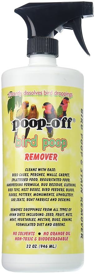 Poop-Off Bird Poop Remover Sprayer, 32-Ounce