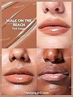 Vista 3 de SHEGLAM PoutPerfect Brillo Labial Sólido Hidratante Lápiz Labial No Pegajoso con Aceite de Coco - Walk on the Beach