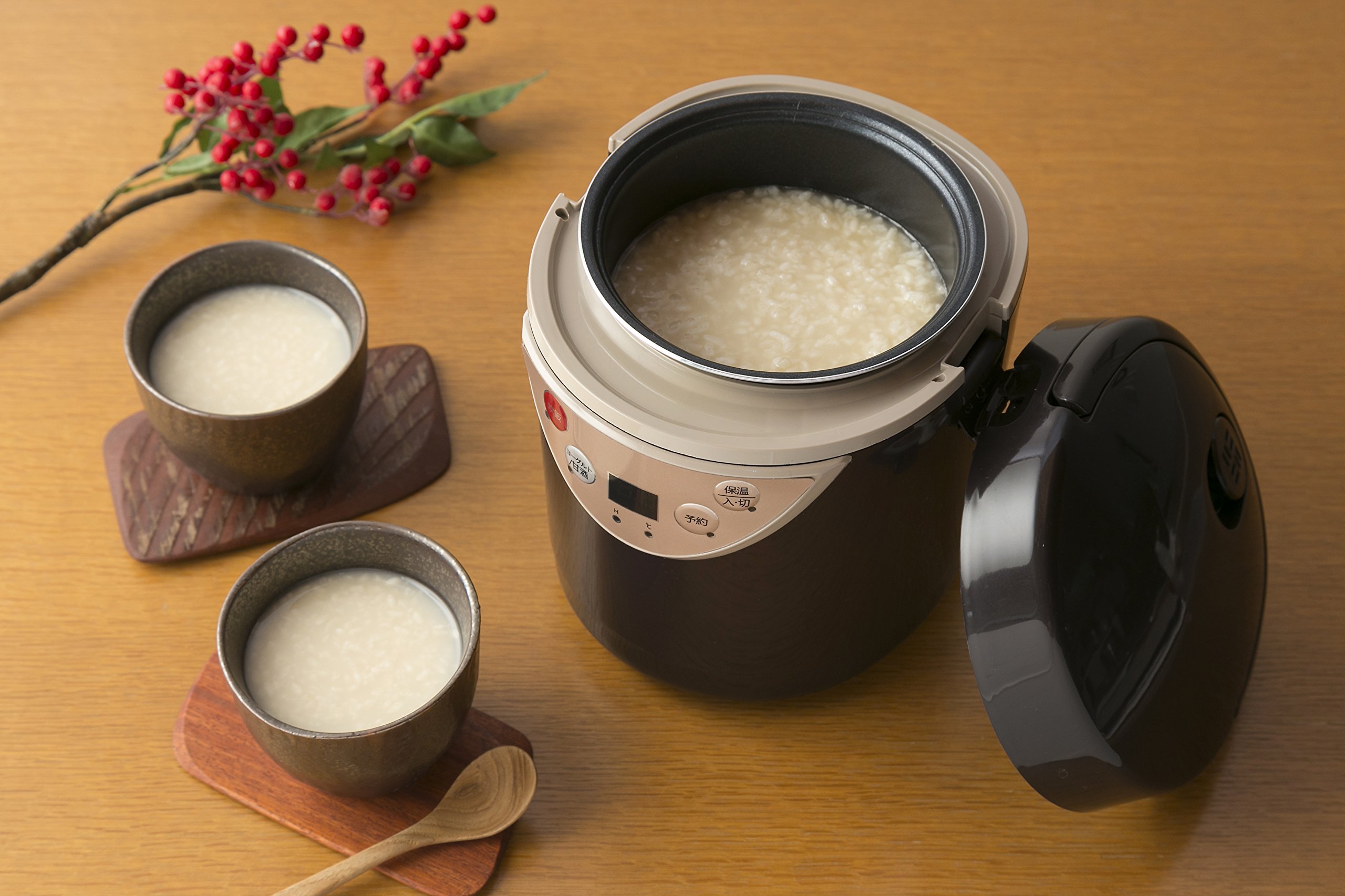 【未使用】LIVCETRA ミニ炊飯器 0.5〜1.5合 発酵機能付き Amazon | ミニライスクッカー 0.5~1.5合炊[発酵機能付き] ミニ炊飯器