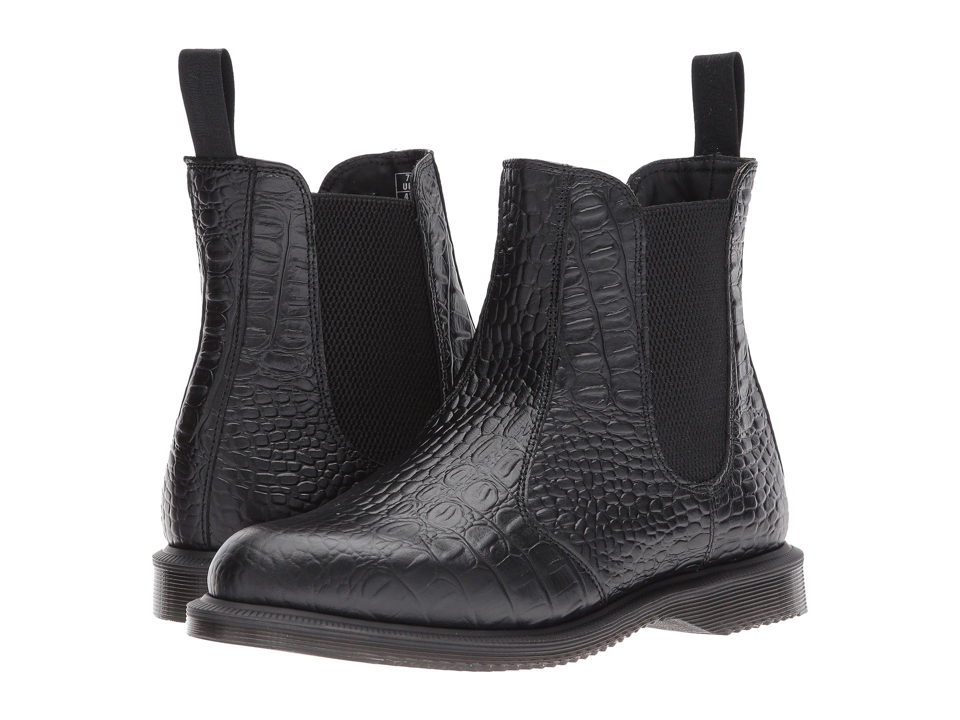 dr martens flora chelsea boot black
