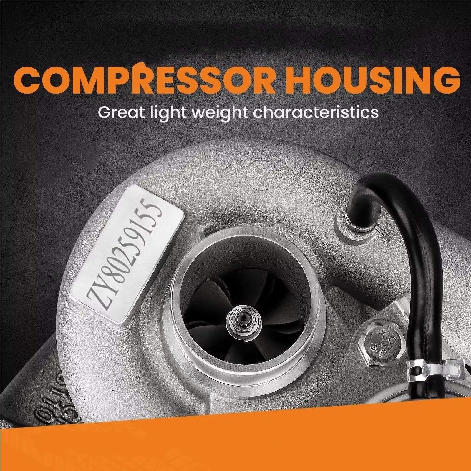 Turbocharger Compatibile Con Ford 2.0HDI 100HP 74KW 74KW 1.6T Turbocompressore Con Guarnizioni Supercharger 49S31-05210 49131-05210 49131-05212