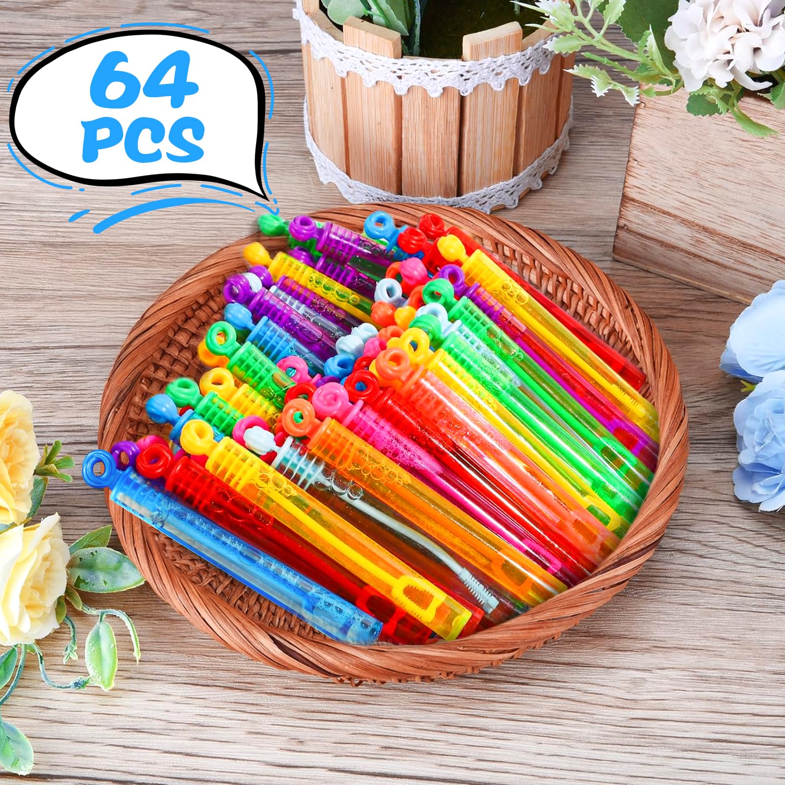 Dawumin Lot De 36 Mini Bâtons à Bulles De Savon – Dinosaures, Sans BPA – Cadeaux Anniversaire, Mariage, Fête