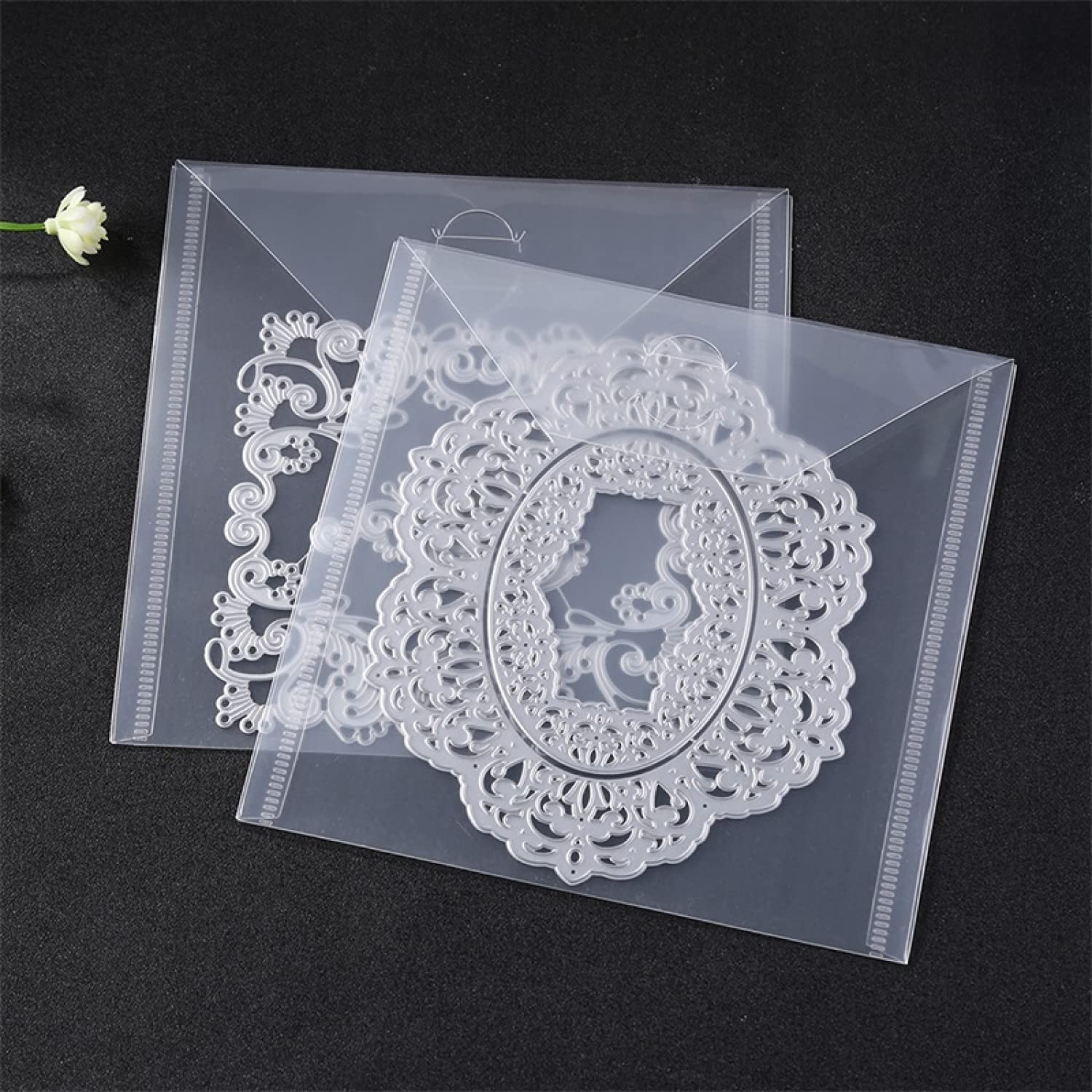 15 X 25 Cm Tasche In Plastica Trasparenti Richiudibili – 10 Pezzi, Per Timbri, Fustelle, Stencil E Scrapbooking, Atossiche