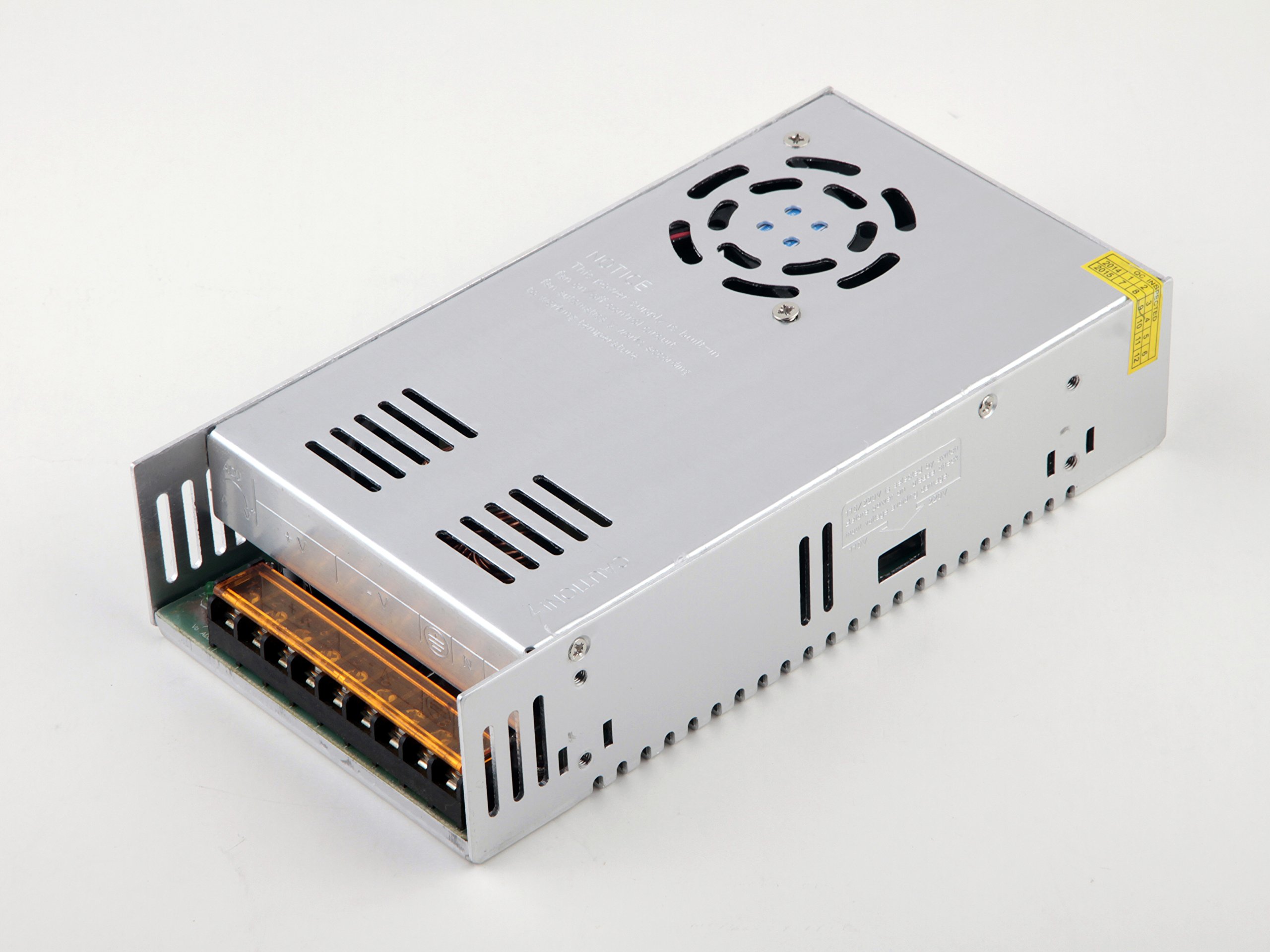 YourLed Schaltnetzteil 12V 40A 480W AC/DC Industrienetzteil Modell S-480-12 einstellbare Ausgangsspannung 10-13,2V Metallgehäuse