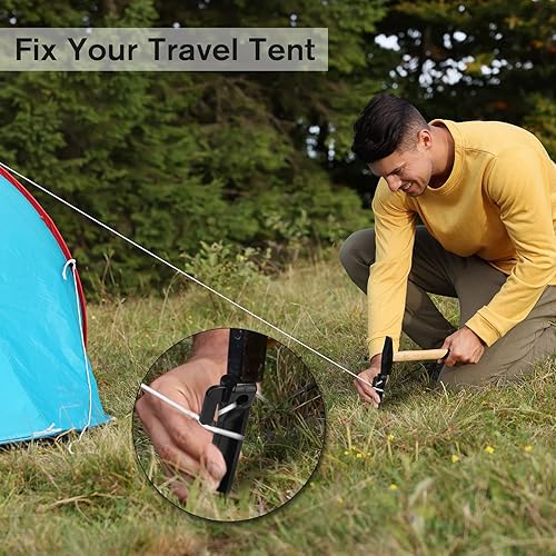 Miniatura 6 de ADXCO - 16 estacas inflables de plástico de 7 pulgadas para Navidad, Halloween, patio, estacas de repuesto de Navidad, estacas inflables de césped