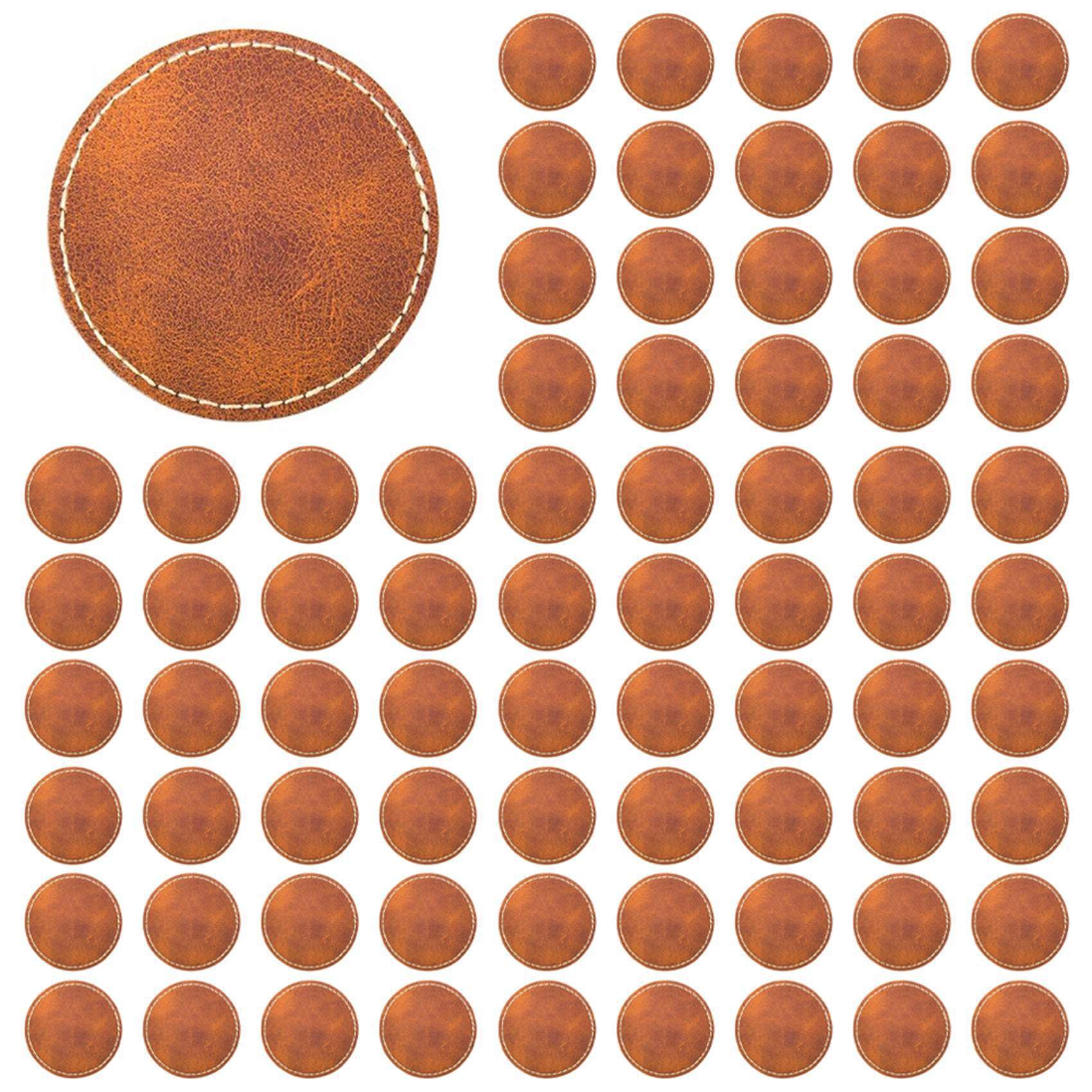 Ctrlzs 120 Pcs Blank Leatherette Hat Patches And Adhesive Artificial Leather Rectangular Patches Artificial Leather Patches