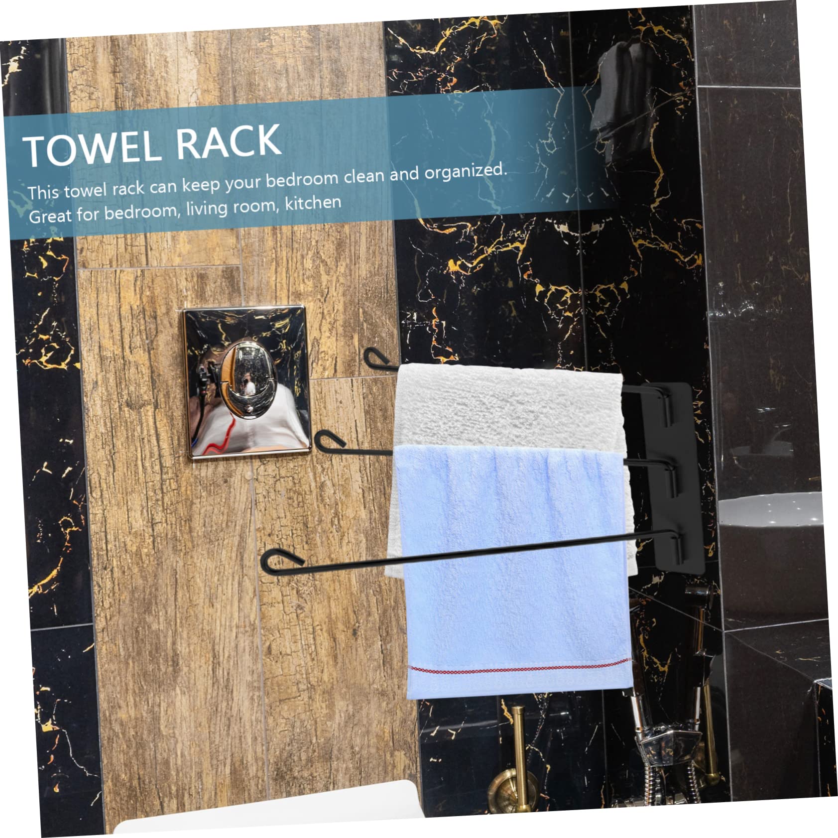 Handtuchhalter, 3 Stück, Schaukelrahmen, Outdoor-Handtuchhalter für Pool, Badezimmer, Schrank, über Toilette, Badezimmer, Schaukelaufhänger, Sattelständer, Bartheke, Edelstahl, drehbar