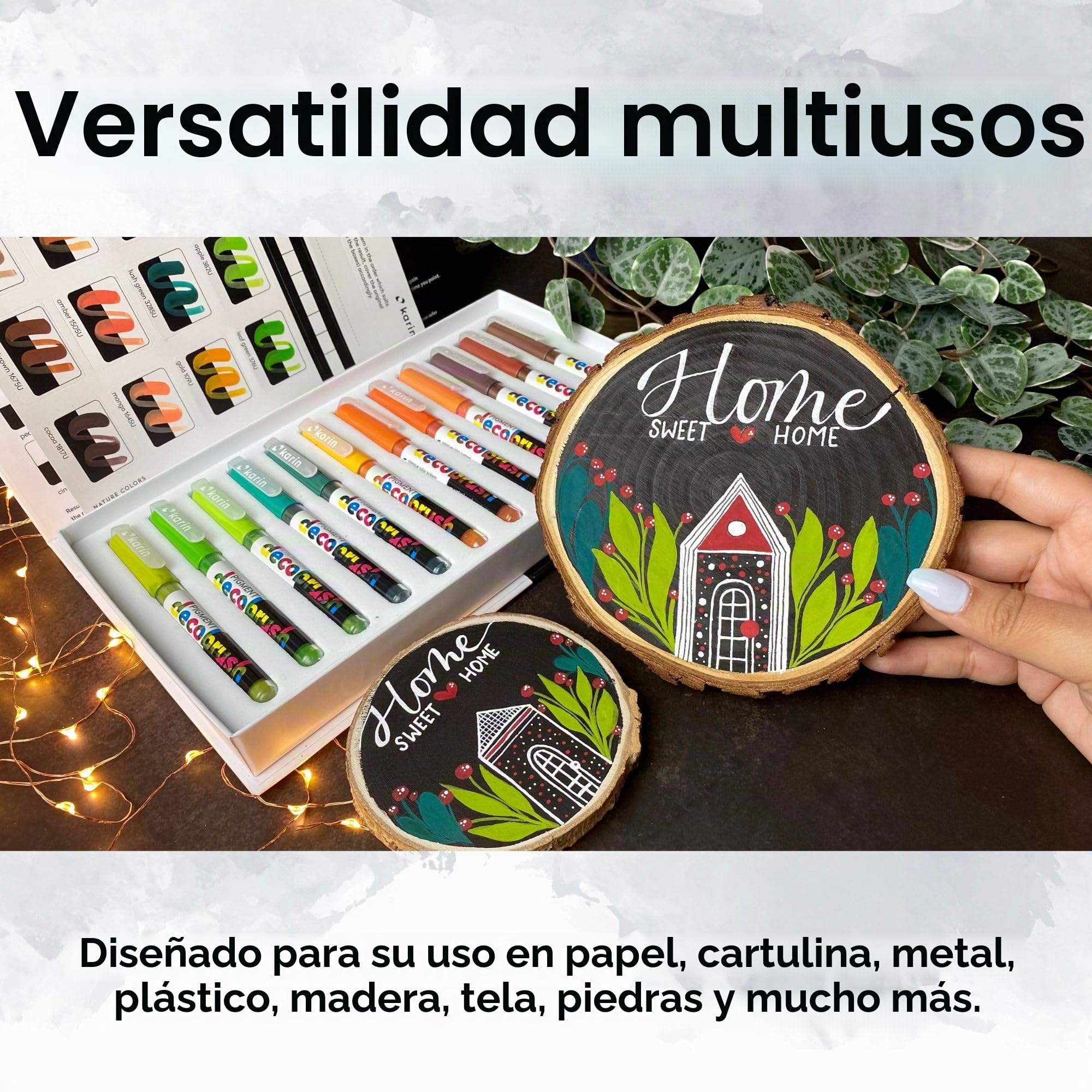 Karin Juego de 36 piezas de diseño de pigmentos para decobrush (color: básico, pasión, violetazul)