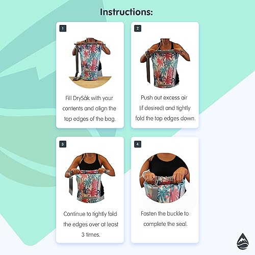 Miniatura 5 de Skog Å Kust DrySåk - Bolsa seca impermeable con bolsillo exterior con cremallera para kayak rafting navegar natación campamento senderismo playa