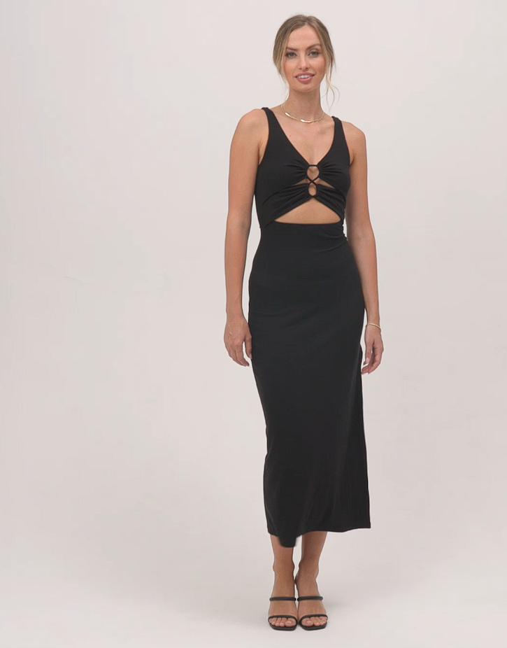 knee length dresses for ladies Misha Midi