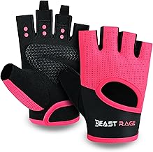 BEAST RAGE Breathable Fitness Gloves for Men Women Weight Lifting Gloves Gym Training Non-Slip Crossfit Musculation Cycling