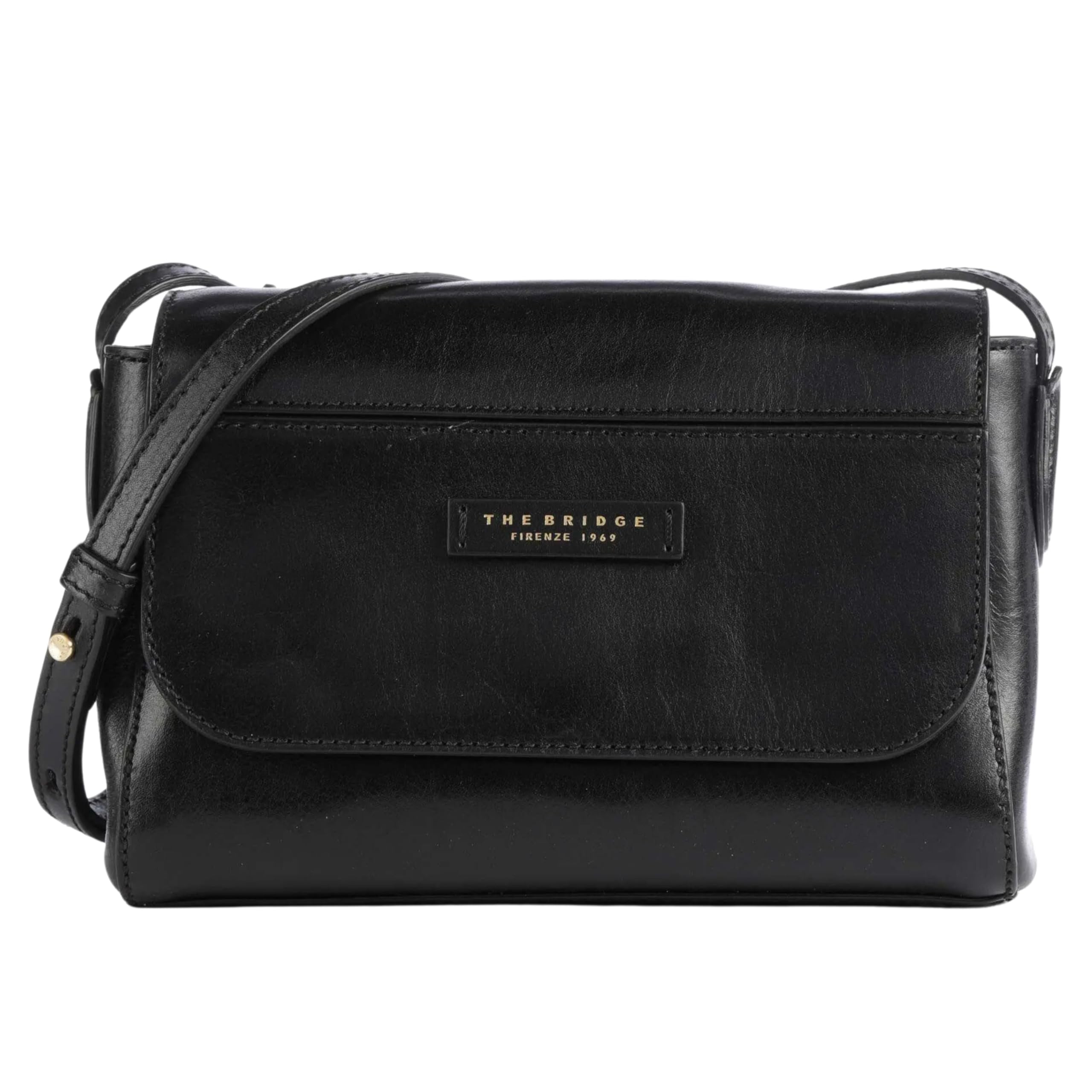The Bridge Women's Black Cross Body Bags, One Size, Elegant Leather Shoulder Bag For Women