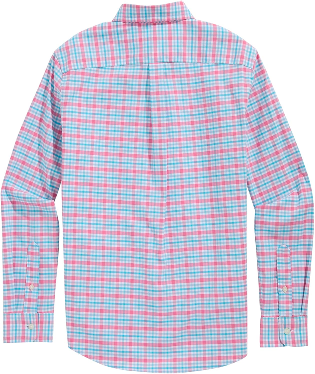 Vineyard Vines Boys Boys Bellamy Plaid Performance Cotton Shirt - Image 2
