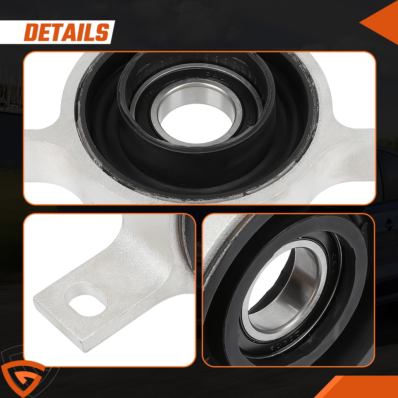 Rodamiento de montaje central del eje de transmisión 26128615621 26127526631 para BMW Serie 1 3 4 6 X1 E63 E64 E81 E82 E84 E87 E88 E90 E91 E92 E93 F20 F20 21 F8. 2 F83