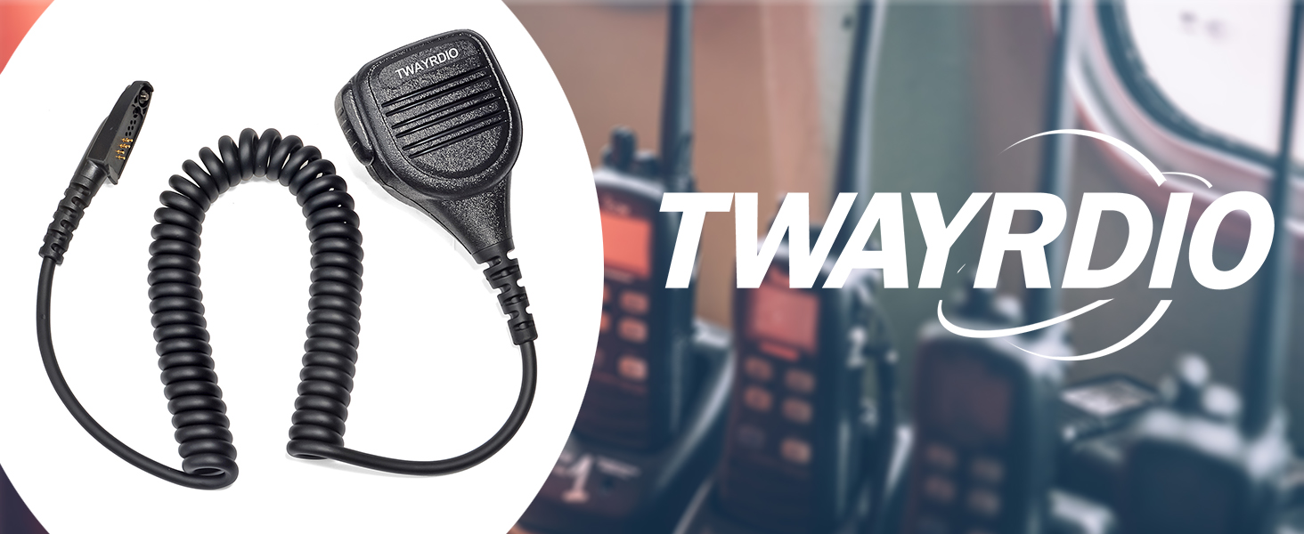 Amazon | TWAYRDIO モトローラ用 Motorola用 無線機用 スピーカー