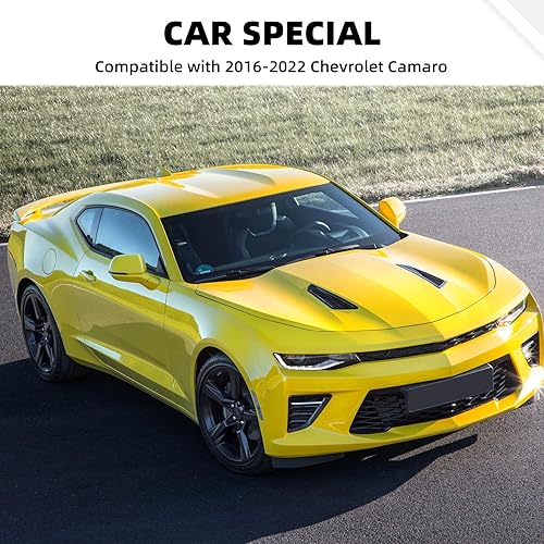 Miniatura 6 de Cubierta lateral de panel de palanca de cambios de fibra de carbono para Chevrolet Chevy Camaro 2016-2025, accesorios interiores