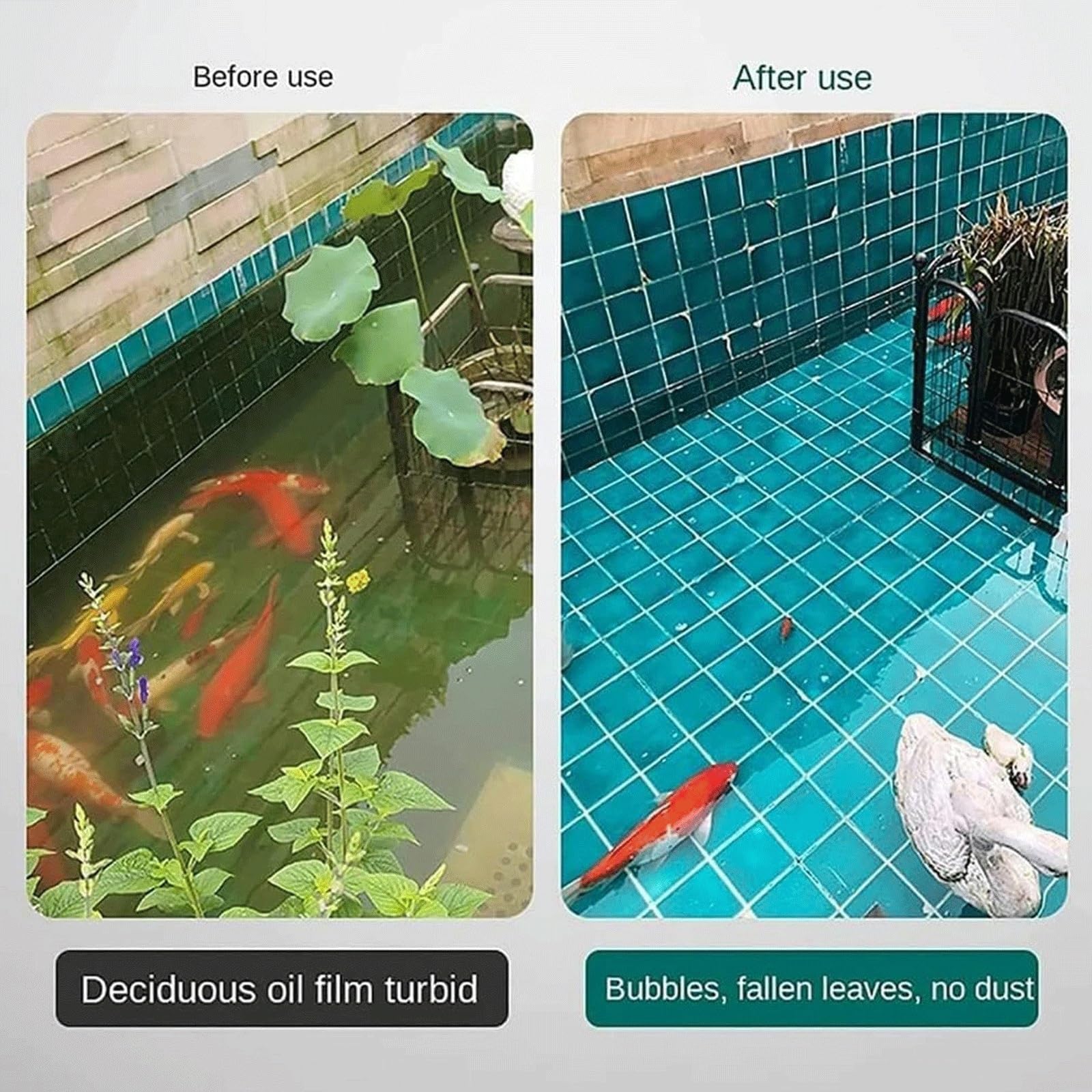 Skimmer Flotante 43W/70W,Máquina Limpiadora de Superficie de Estanque 3000L/H/4200L/H con Bomba de Agua y Sistema de Filtración,Cesta de Filtro Extraíble for Estanque de Peces, Lago(70W)
