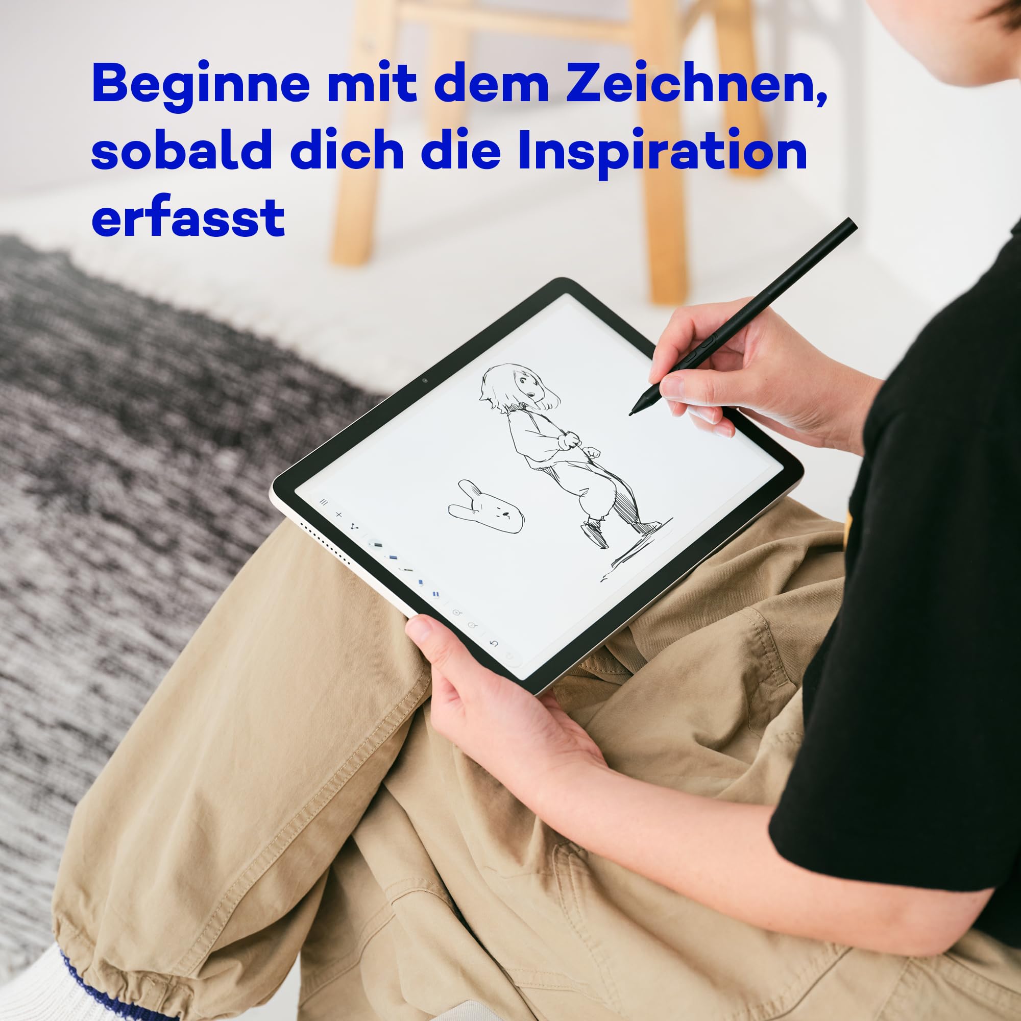 Wacom MovinkPad 11, EIN Android 14 All-in-One 11'' Zeichentablett für Junge Kreative. Mit Wacom Pro-Stift 3, einem scharfen Bildschirm, blendfreiem geätztem Glas, Front- und Rückkameras und