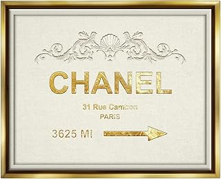 Stupell Industries Parisian Fashion Sign Distance from New York, Design by Ziwei Li