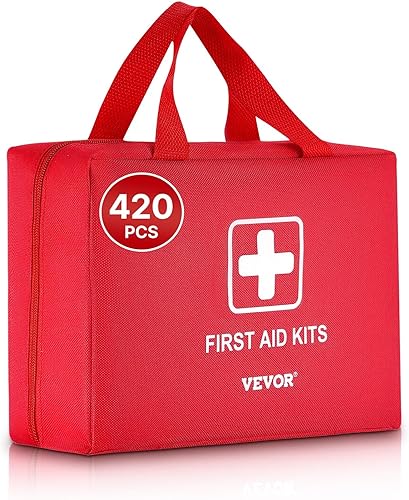 Miniatura 10 de VEVOR Kit de primeros auxilios de supervivencia, 250 piezas, bolsa de primeros auxilios de nailon 600D, equipo y equipo de supervivencia, kits de