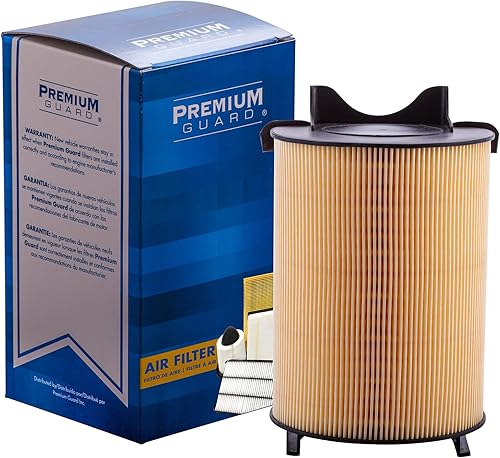 Filtro de aire de motor PG PA9910  Compatible con Volkswagen Jetta 2016-11, Caddy 2017-14, Seat Leon 2015-08, Seat Altea 2012-10, Altea XL 2009-08,