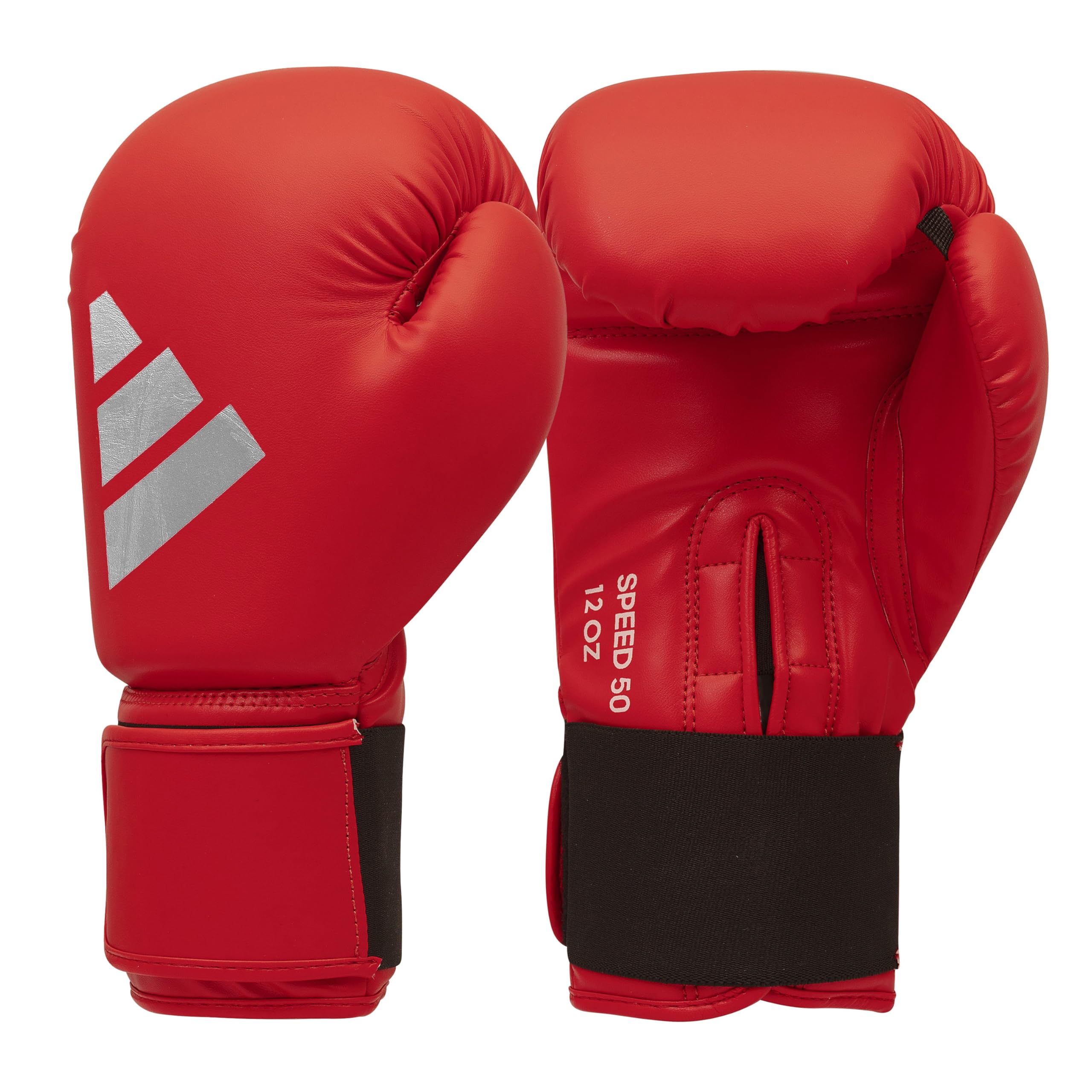 Adidas Speed 50 Boxing Gloves for Men, Women and Kids - Mid Level PU Training Gloves Perfect for Fitness Classes, Boxing Bag Workouts and Training — image 1