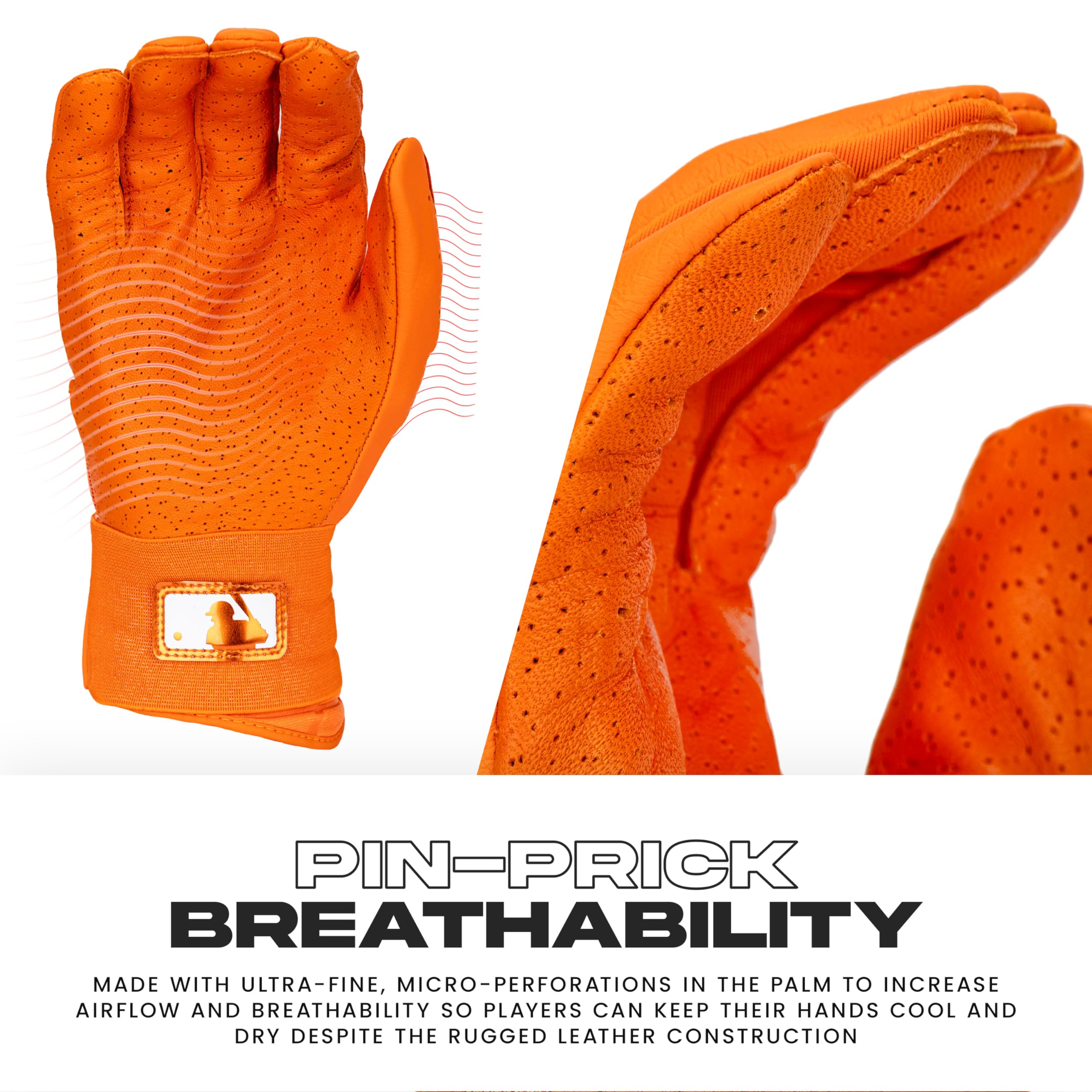 Guanti Da Battuta Softball Donna Franklin Sports | Infinite Powerstrap | Pelle Resistente Con Polsino Rinforzato | Traspiranti