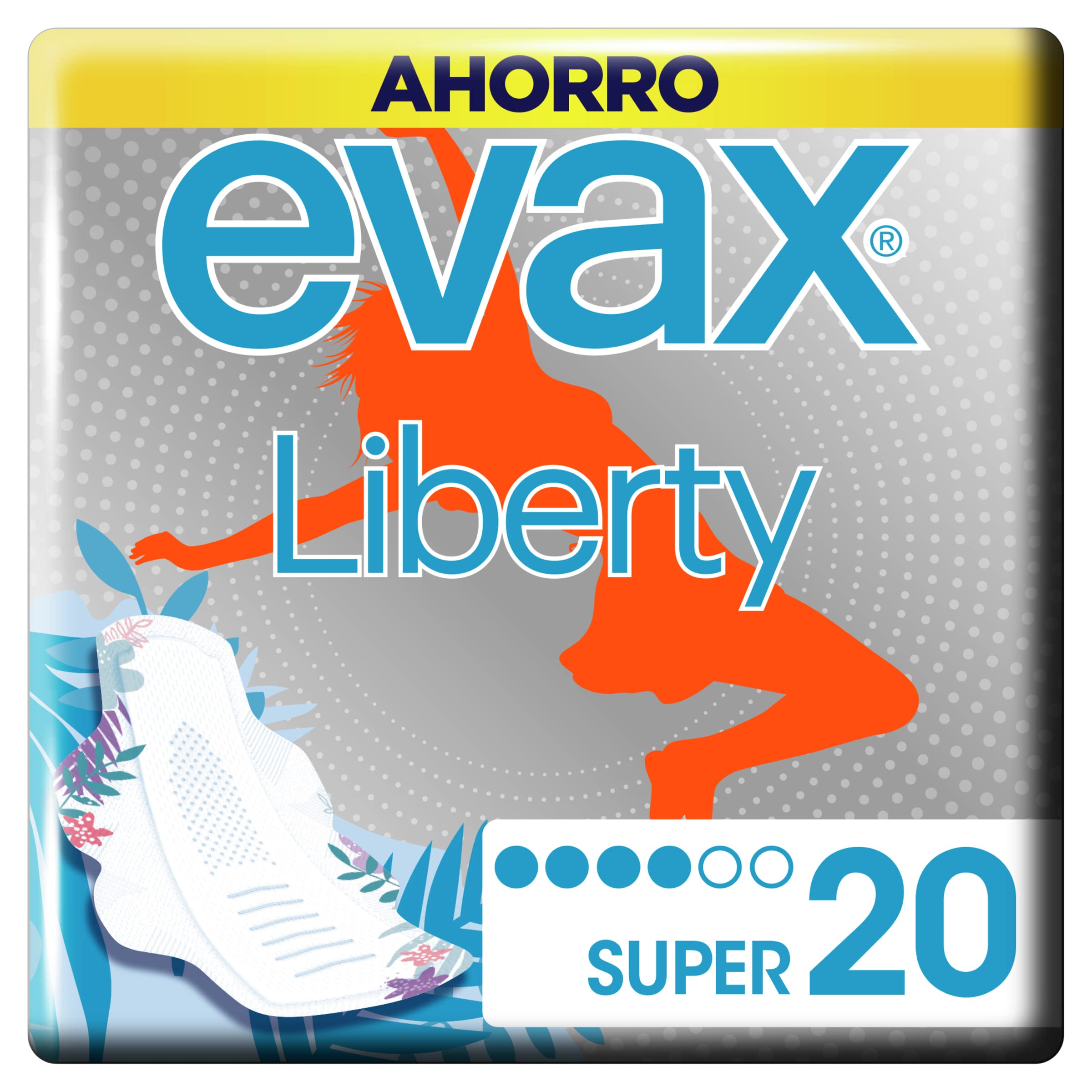 EVAXLiberty super compress with wings box 20 pcs