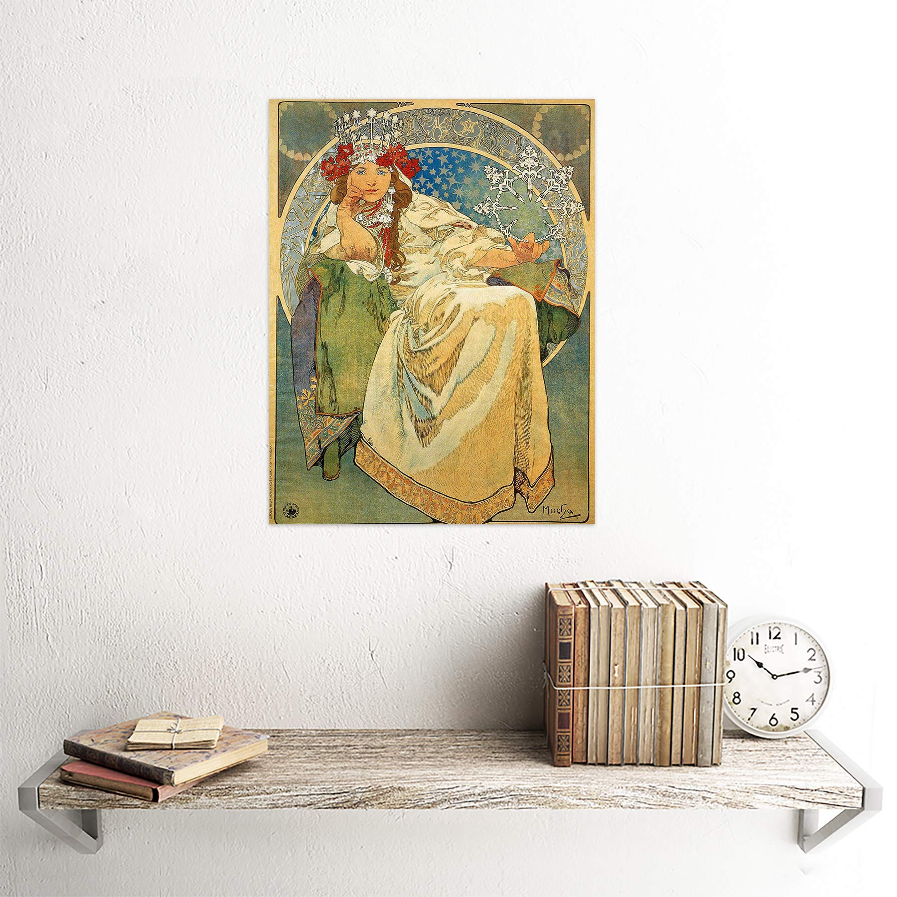 Amazon.co.jp: Alphonse Mucha Princess Hyacinth 1911 Old Master