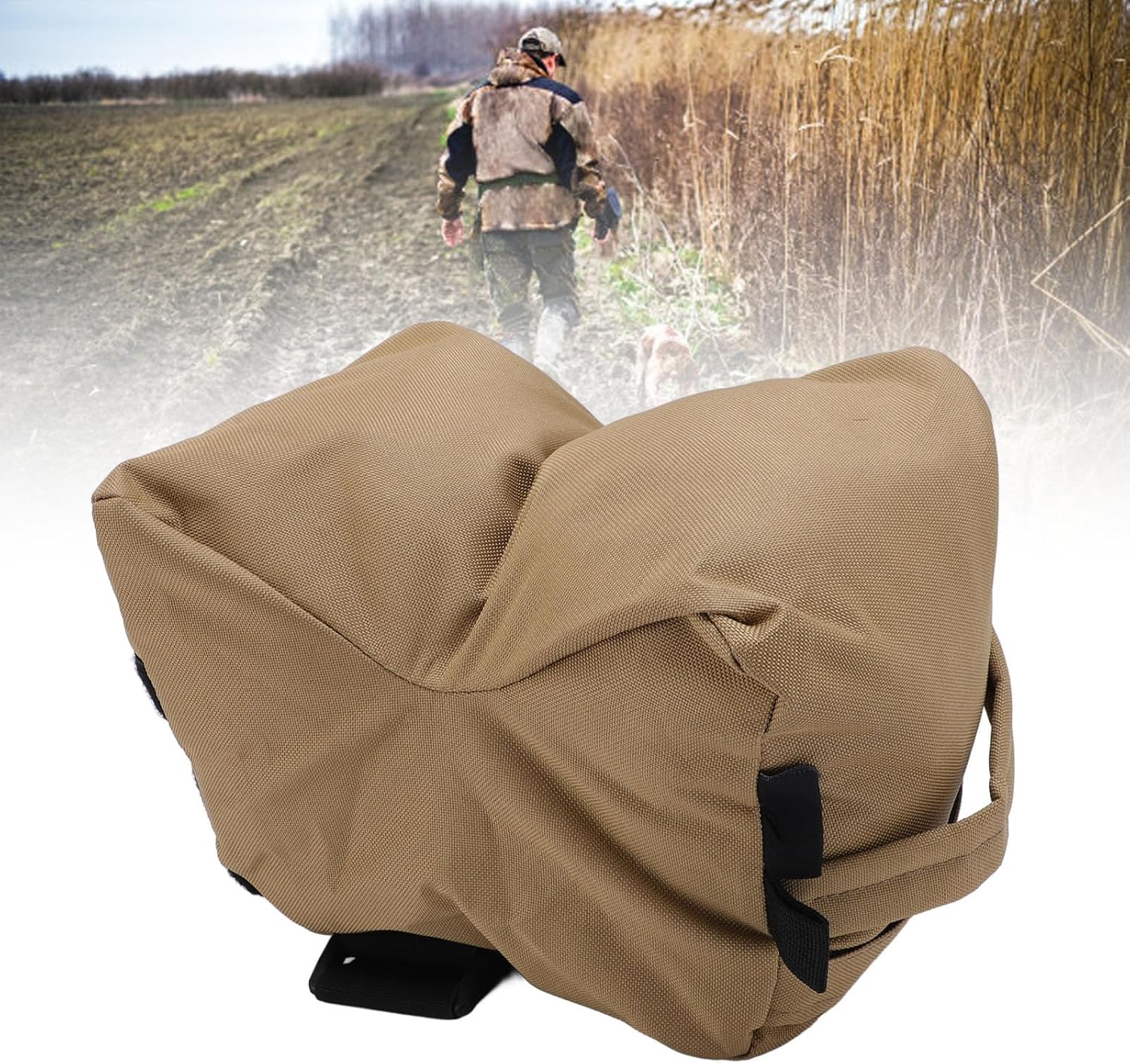 aqxreight Shooting Rest Bag Support Sandbag, Unfilled Outdoor Shooting Bench Rest Bag Stand Holder, Oxford Cloth Water Resistant, Portable Range & Photography Stabilizer Lightweight