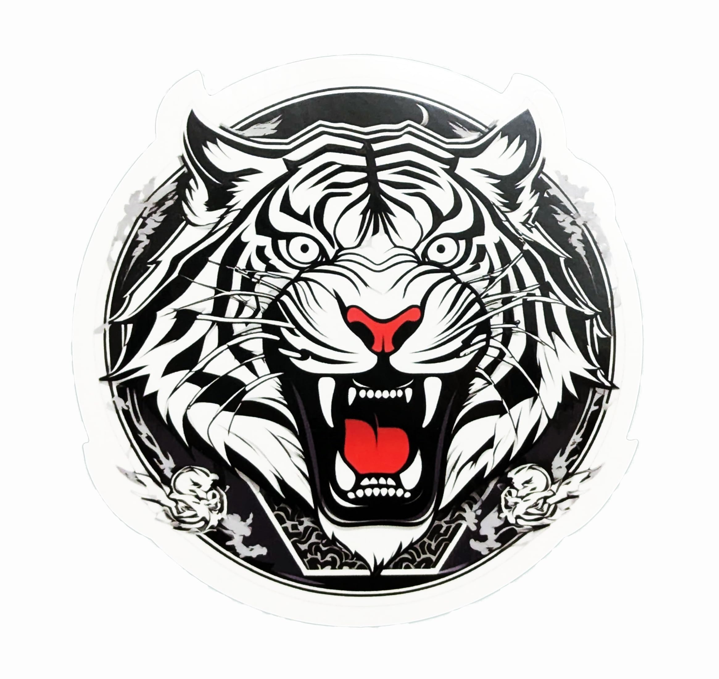 Amazon.co.jp: ステッカー タイガー 白虎 [ Type1 ] 日本国守護