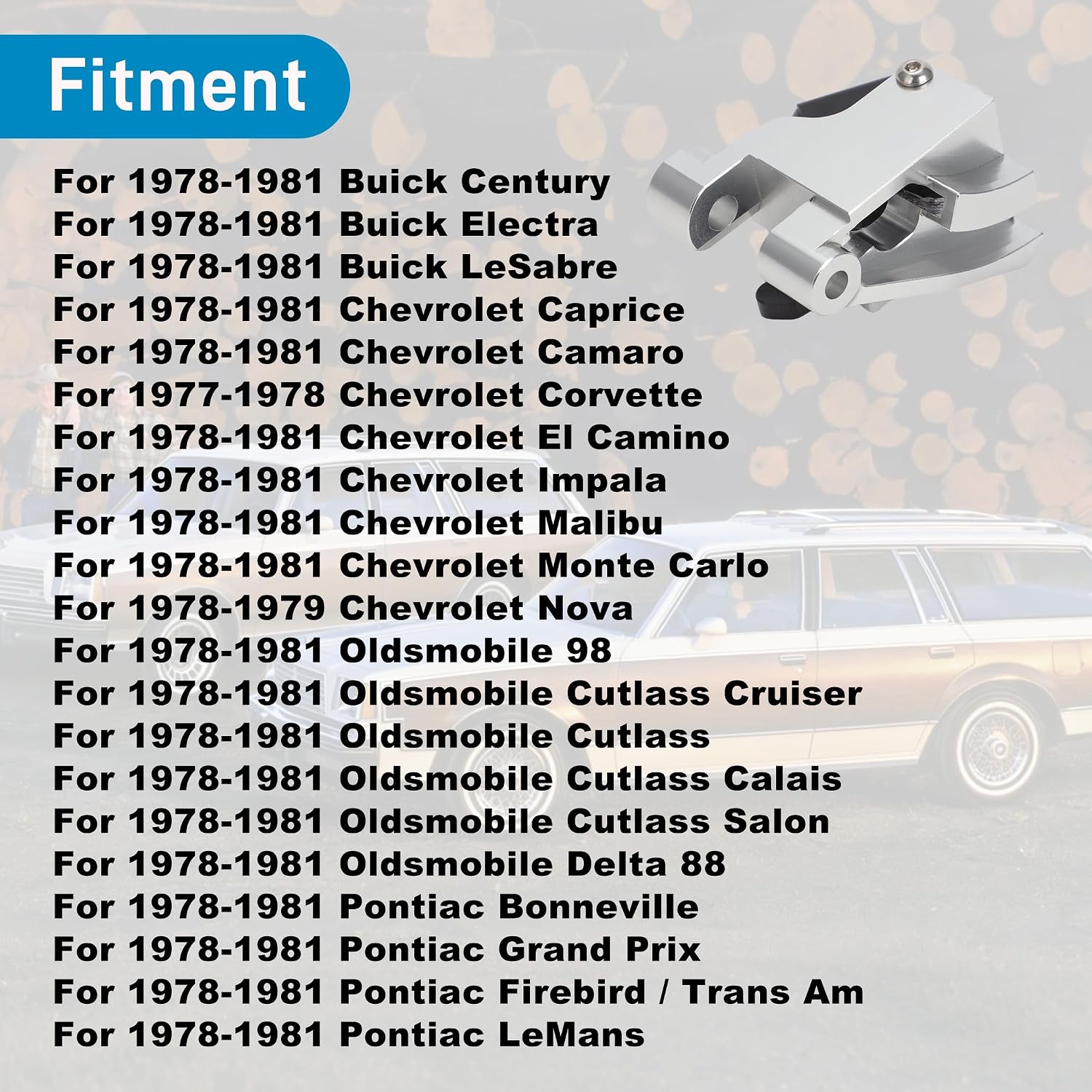 MOTOQUEEN Turn Signal Switch Pivot Repair Kit for GM Tilt Steering Column, Dimmer Switch Pivot, Turn Signal Return Repair, Replace for #7833702, for 1978-1981 Chevrolet Models