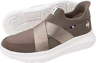 le coq sportif(ルコックスポルティフ) レディース マルヌ さっと履ける スリッポン 3E相当 ワイド 幅広 消臭機能付きインソール 軽量 買い物 公園スニーカー