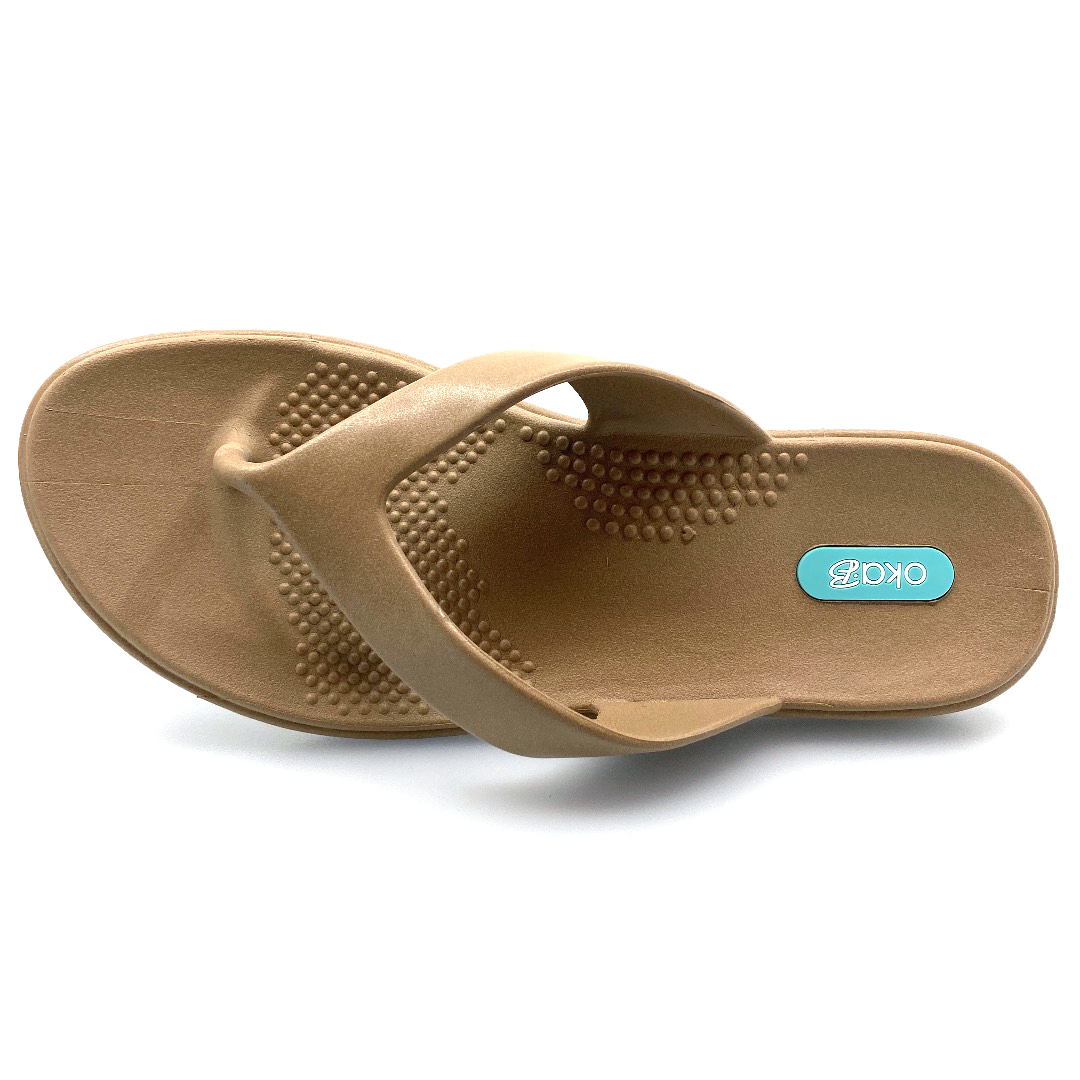 Amazon.com: Oka-B Women's Elle Flip Flop Sandals (Chai, Small (5.5-6.5)) :  Clothing, Shoes \u0026 Jewelry