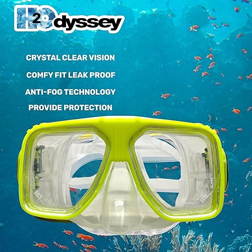 Miniatura 5 de H2Odyssey Alpha 2 - Máscara de buceo - Máscaras antivaho resistentes a los arañazos para esnórquel