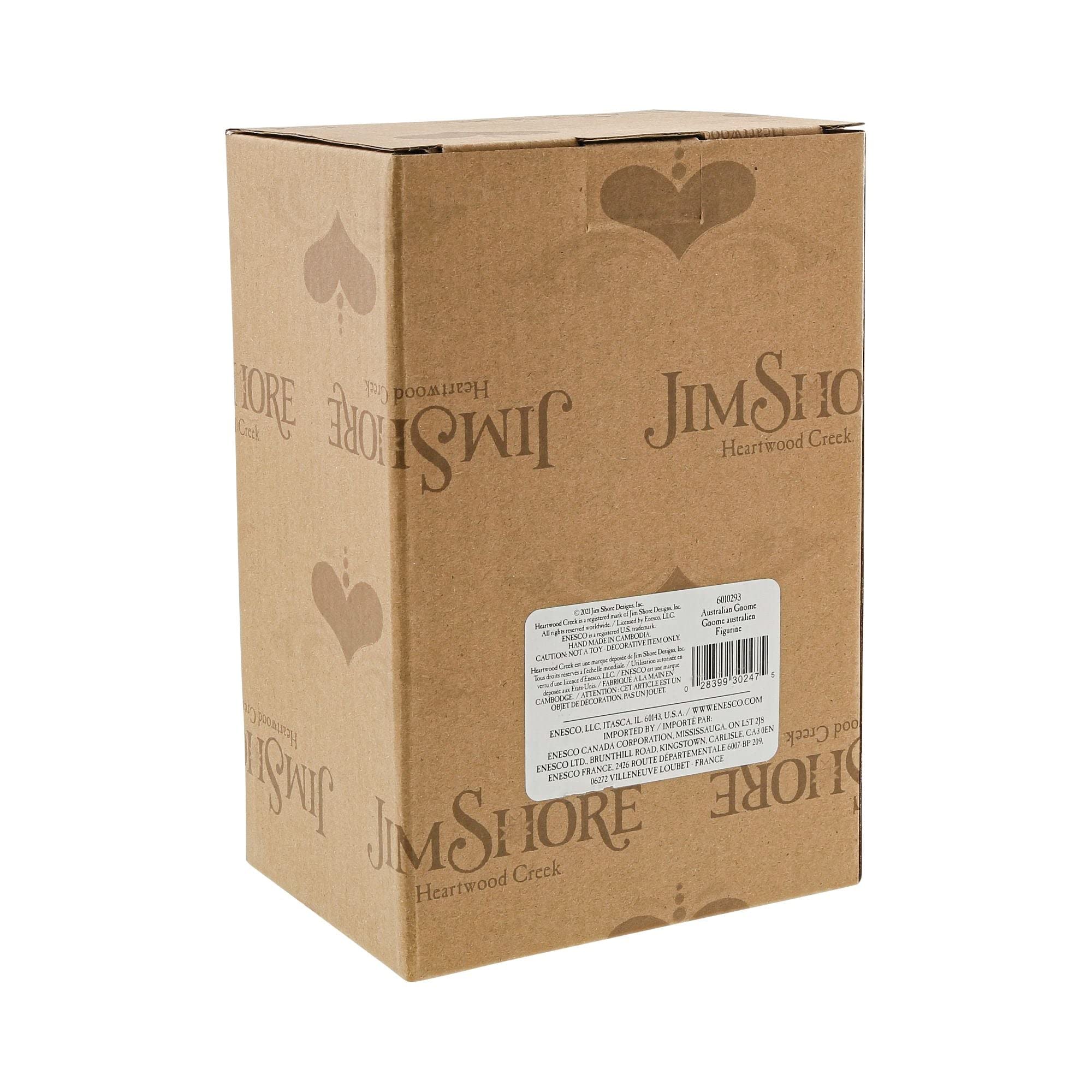 Enesco Jim Shore Heartwood Creek Avustralya Cüce Heykelcik