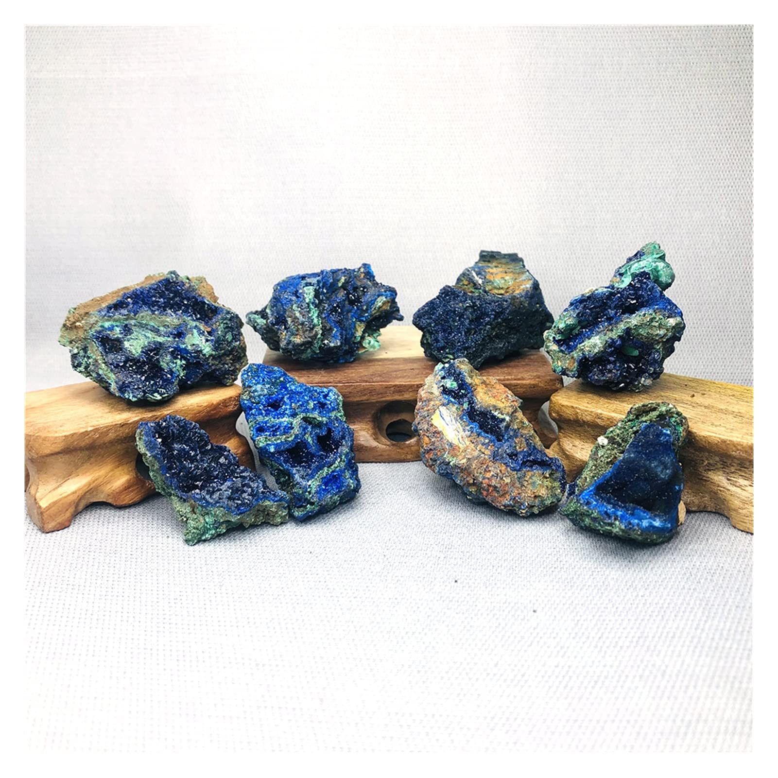 Amazon.co.jp: 天然水晶の原石 アズライト天然ミネラル標準ジオード