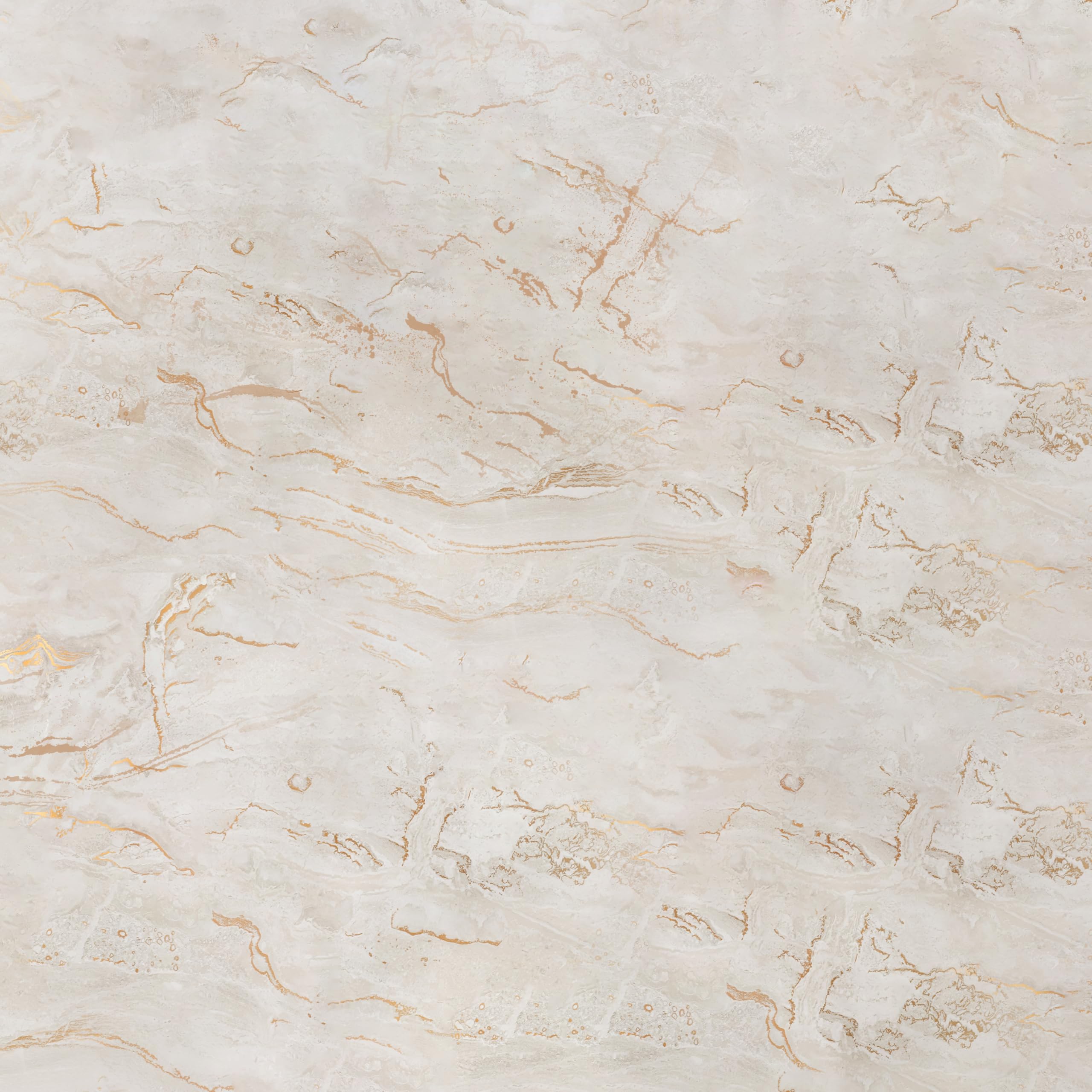 FORIVO Beige Grey Marble Sticky Back Plastic Roll 52 x 500 cm, Kitchen Worktop Vinyl Wrap, Gloss Waterproof Self Adhesive Wallpaper for Countertops, Cupboards and Furniture