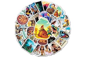 Raya and The Last Dragon: An Assortment of 50 Stickers for Raya-Themed Parties